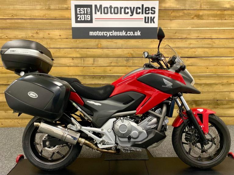 2013 Honda NC700X A, 2013, 63, Only 7,691 Miles, Panniers and Top box, A2 Lice