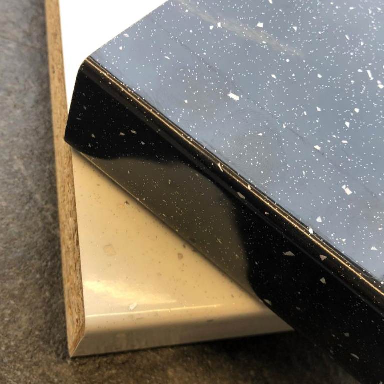 🌟 Glitter Sparkle Kitchen Worktops - Black/White