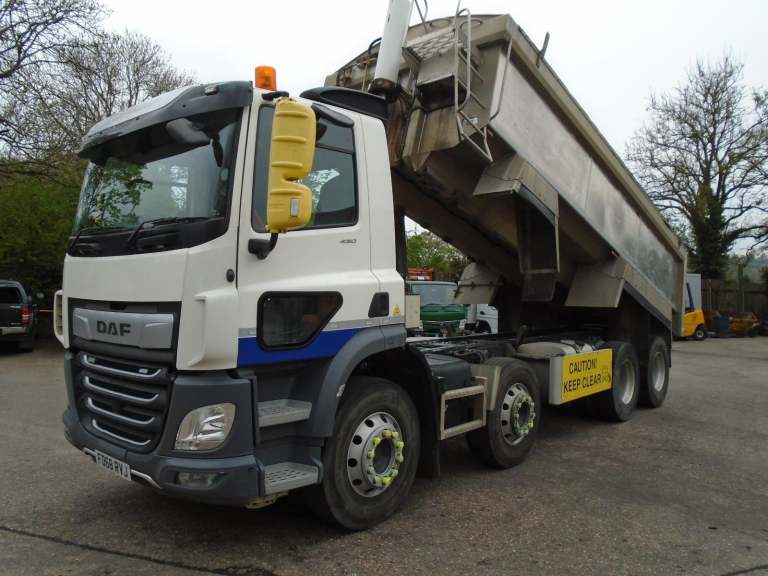 2019 (68) DAF CF450 Euro 6  8X4 ALUMINIUM TIPPER 