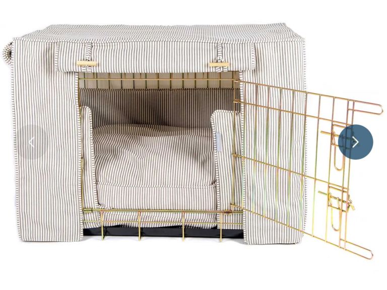 Gold Dog Crate Set by Lords & Labradors