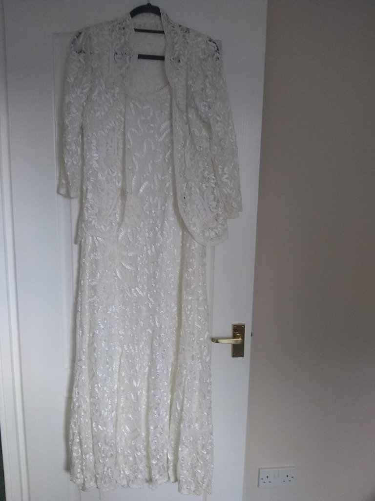 Wedding dress & bolero jacket