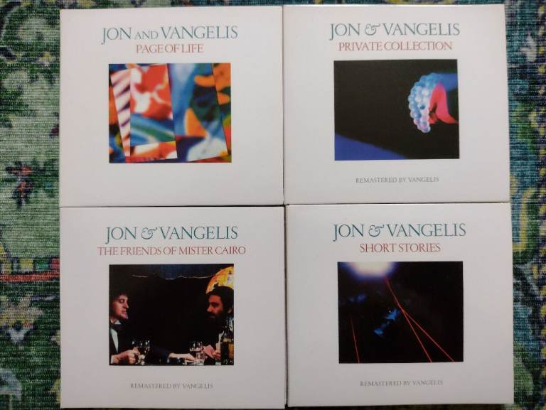Jon & Vangelis - 4x Remastered CD Digipack Albums