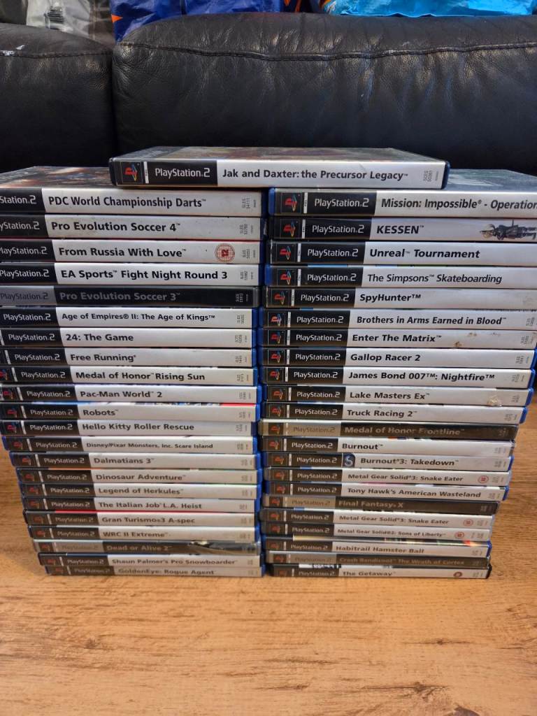 Big Bundle of PlayStation 2 Games – Good Condition