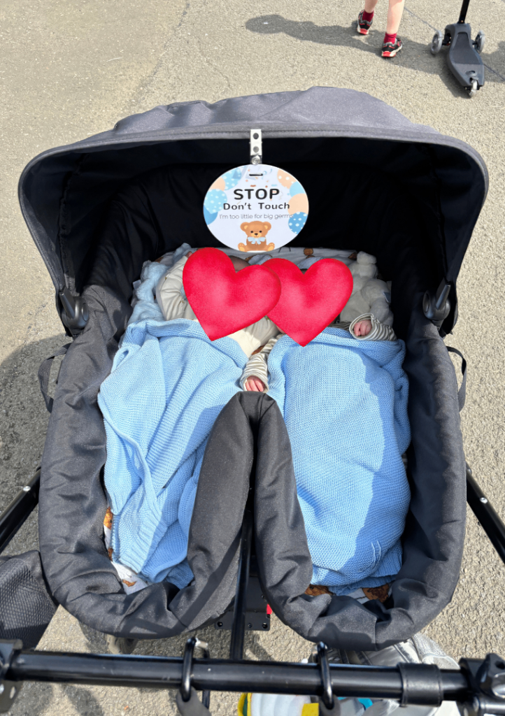 Mountain Buggy Duet Twin Pram with Carrycot Plus & Many Accessories