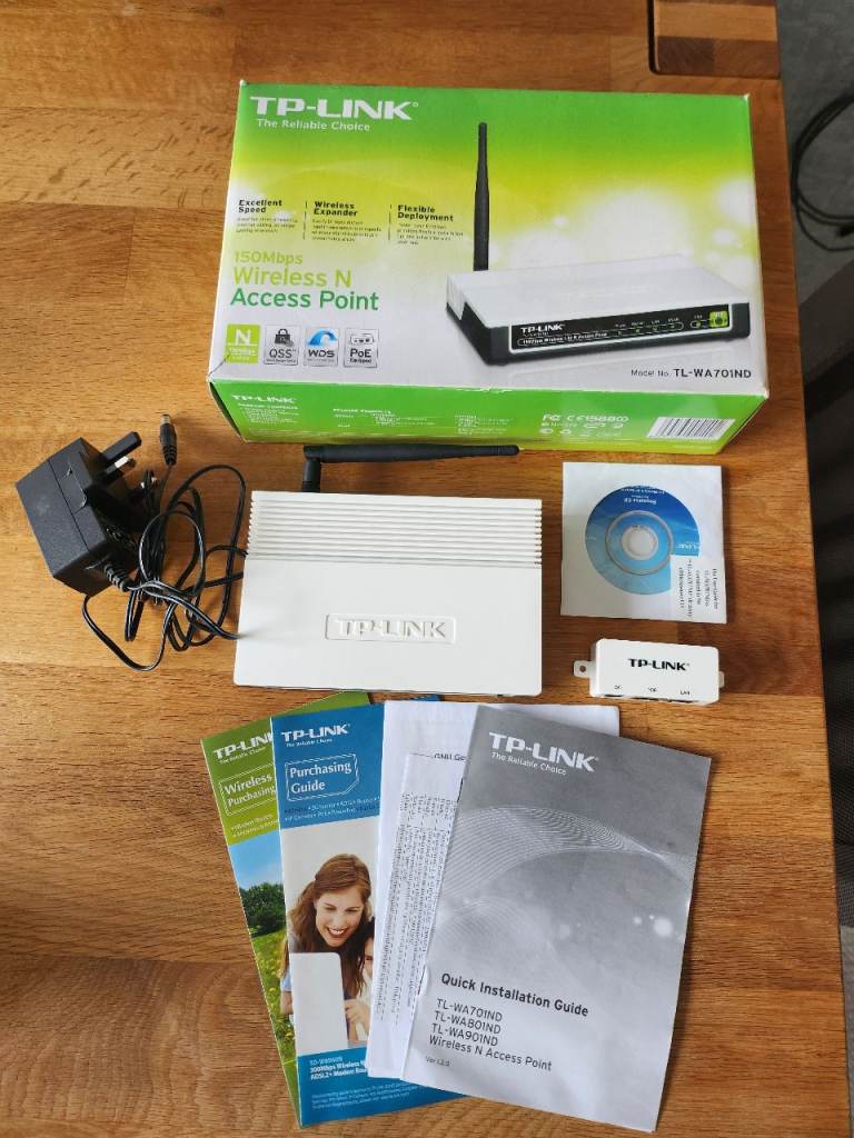 TP-Link TL-WA701ND 150Mbps WiFi Access Point Range Extender Router