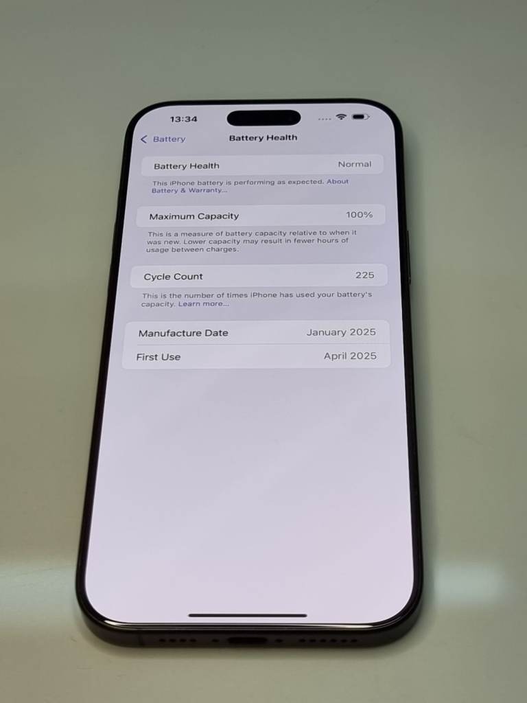 iPhone 16 Pro Max 256GB in perfect condition, Battery 100%, Warranty 