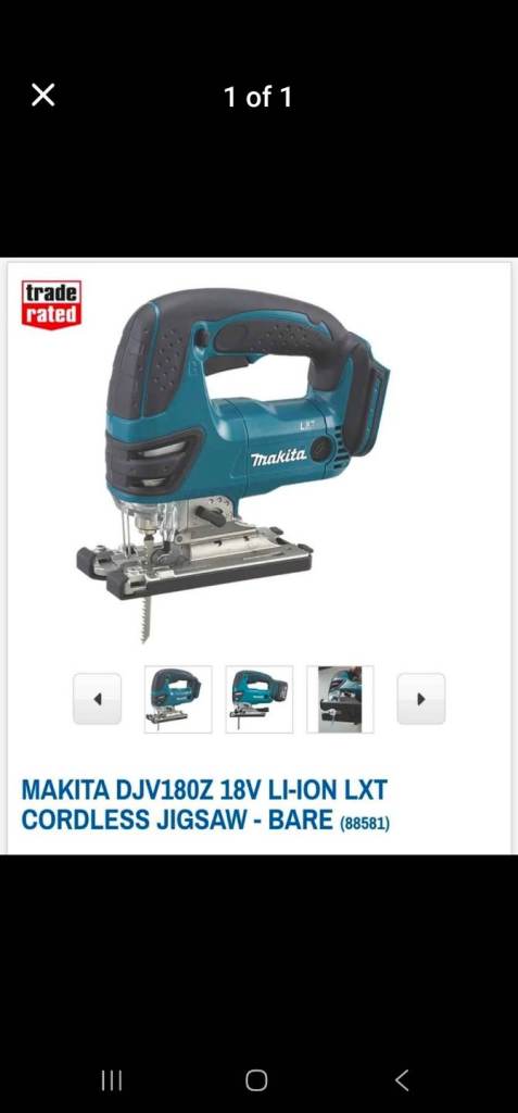 Makita cordless jigsaw