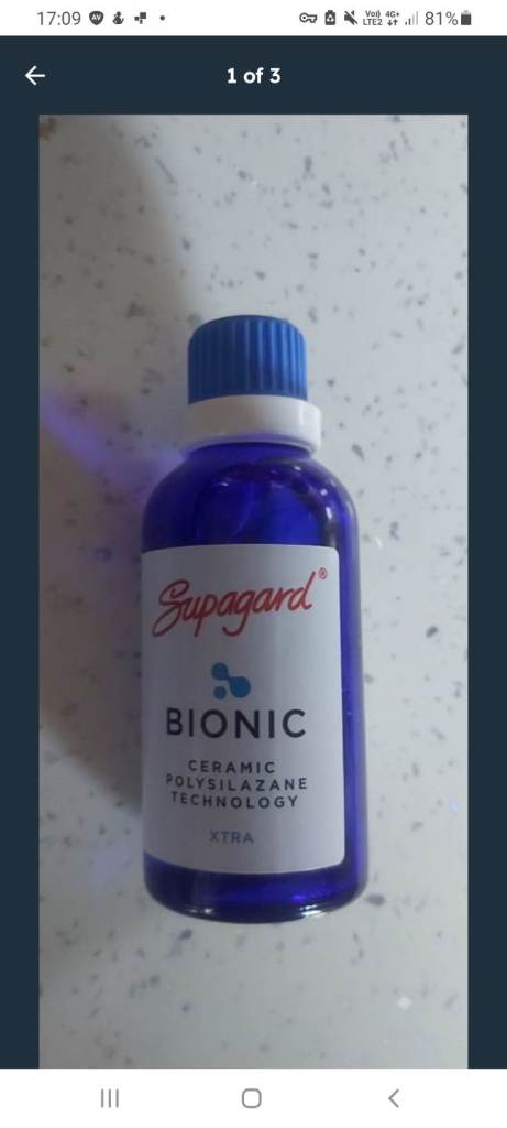 Ceramic coat grade 9