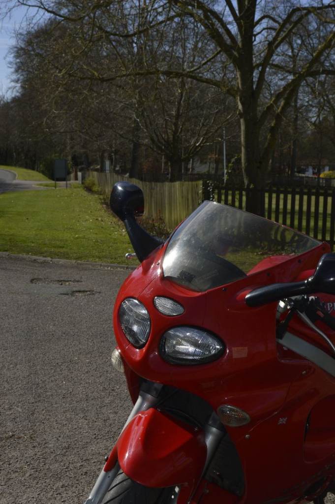 Triumph, SPRINT ST, 2003, 955 (cc) Not 1000 cc, not 1050 cc.