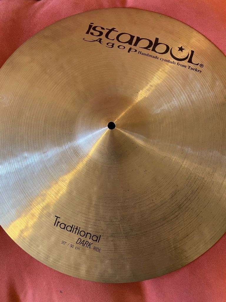 Istanbul Agop Traditional Dark 20” Ride Cymbal