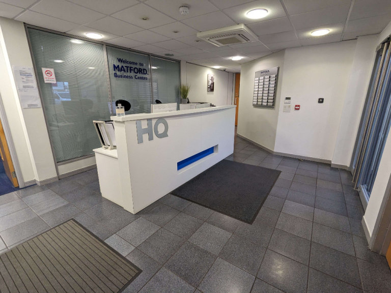 Exeter - EX2 8ED, Open plan office space for 15 people in HQ Exeter, Matford Business Centre