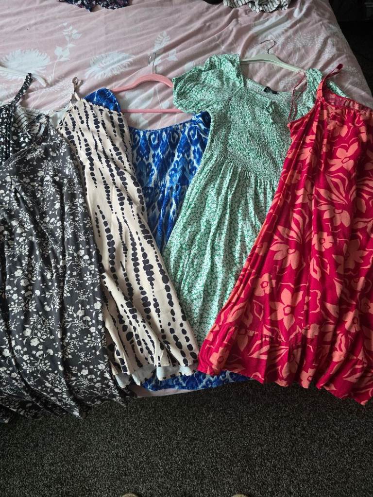 Bundle of 4 Women's Summer Dresses – Good Condition