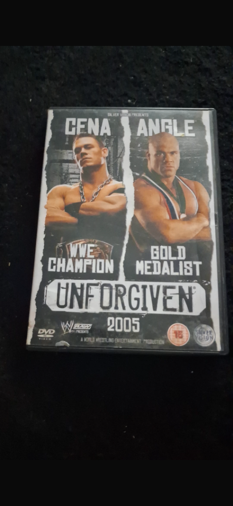 WWE Unforgiven 2005 DVD - John Cena vs Kurt Angle