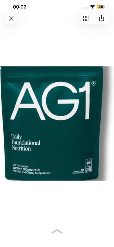 AG1 Daily Foundational Nutrition