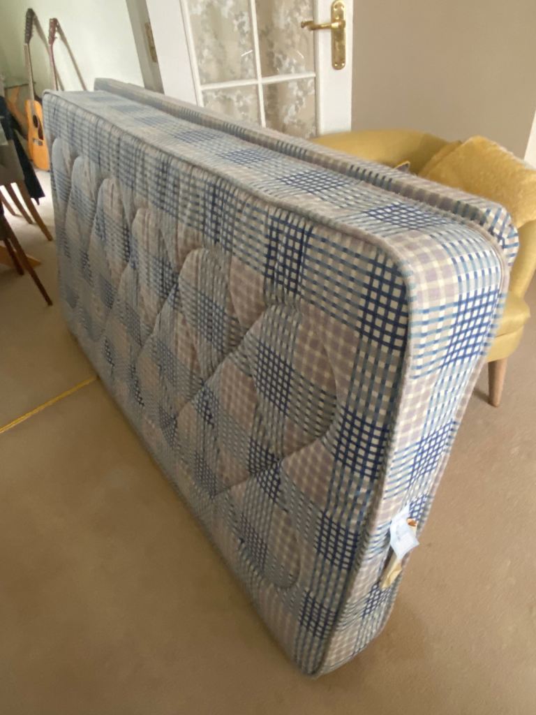 Folding Guest Bed with Mattress - Good Condition