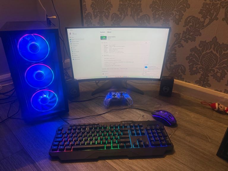 Gaming pc full set up 