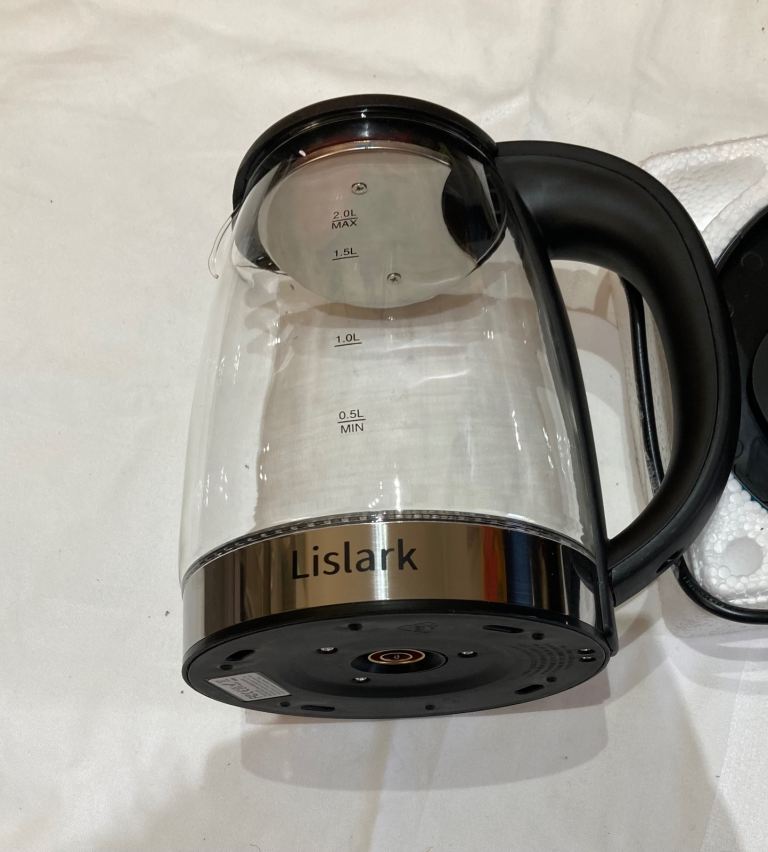 Brand New Lislark Glass Kettle – 2L Capacity
