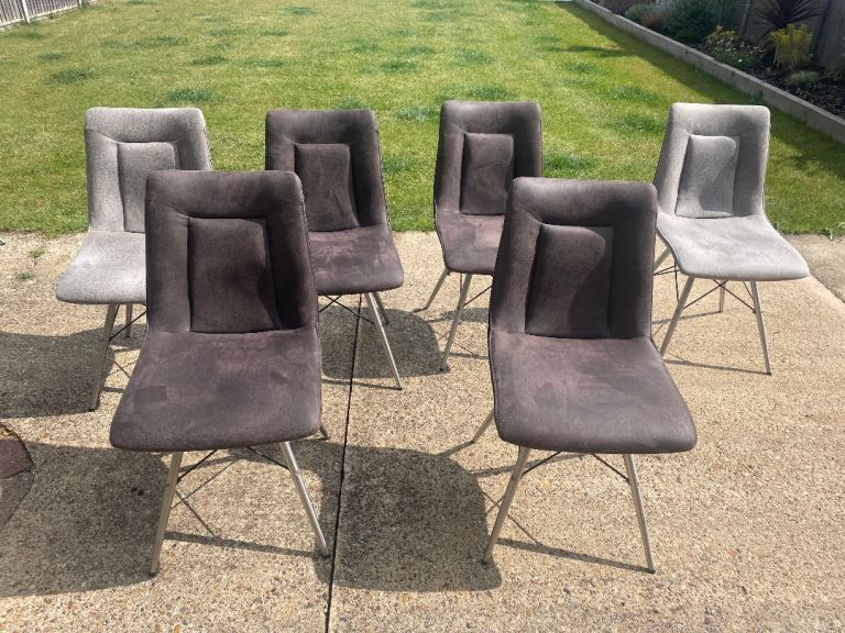 Set of 6 dining chairs from Furniture Village
