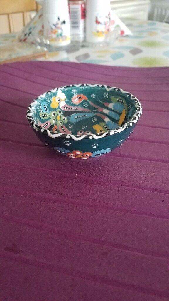 Handcraft Turkish ceramic small dish, new  £4
