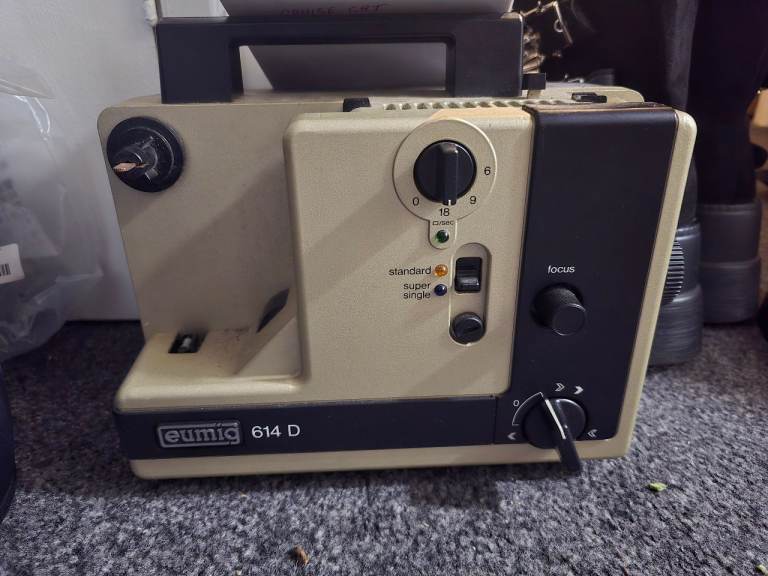 Eumig 614 D Super 8 Film Projector with Films