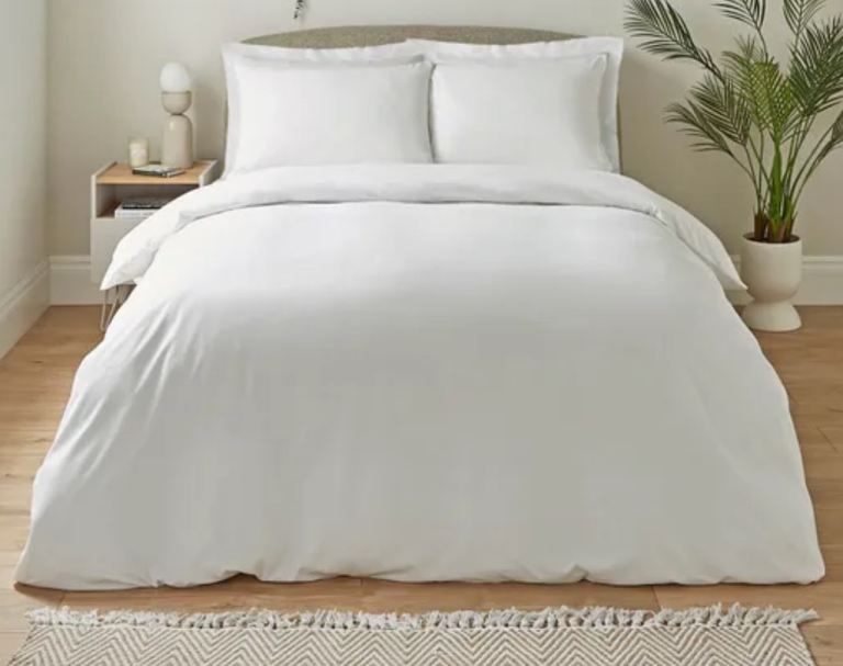 Super Soft Microfibre Plain Double Duvet Cover