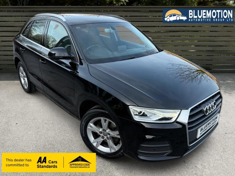 ✿2015/65 AUDI Q3 2.0 TDI SE 5dr, Black, Diesel ✿GREAT SPEC ✿NICE EXAMPLE✿