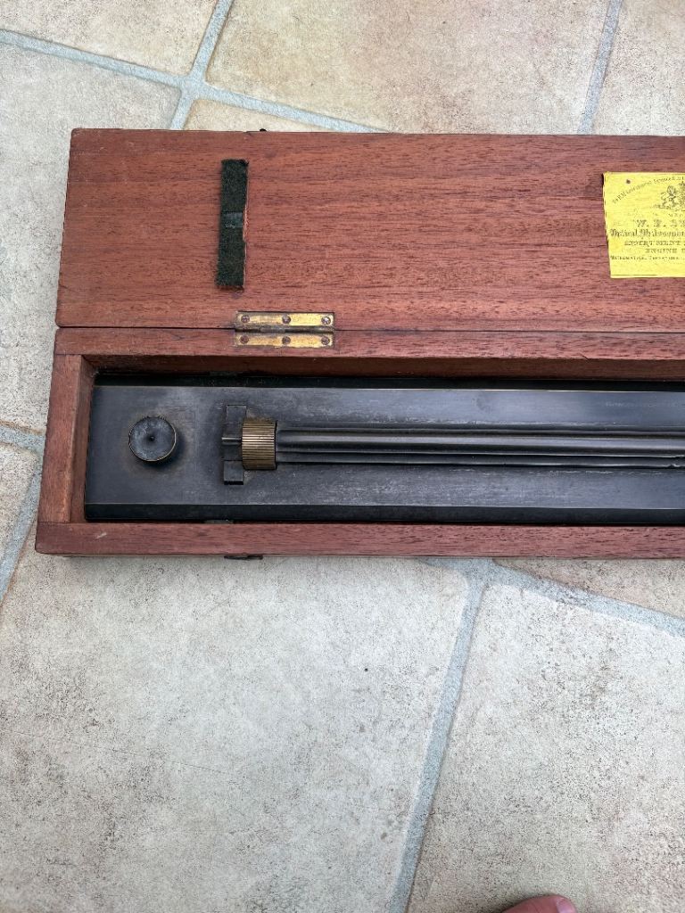 Stanley brass rolling ruler