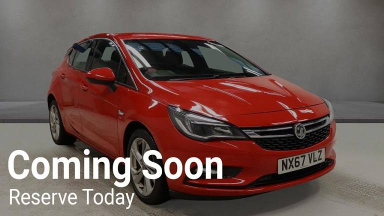 2017 Vauxhall Astra 1.0i Turbo ecoTEC SRi Hatchback 5dr Petrol Manual Euro 6 (s/s) (105 ps) Hatch...