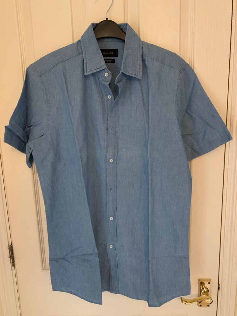 New Massimo Dutti Resort 100% Cotton Shirt in Mint Condition