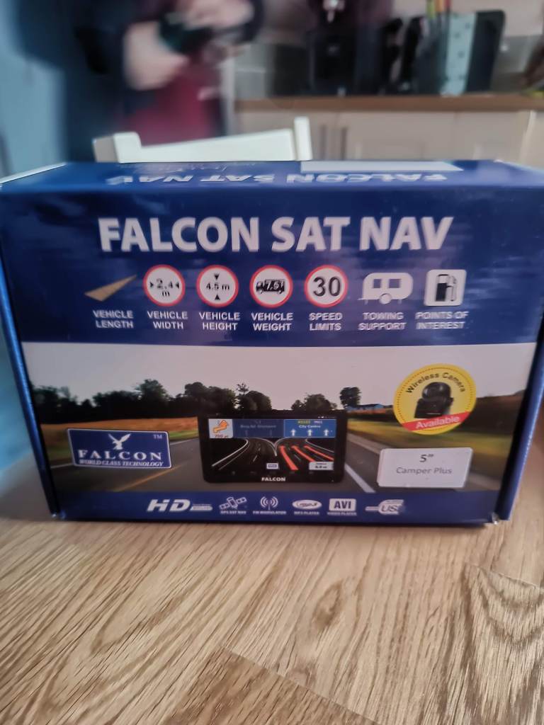 Falcon Satnav with towing support included is Dash Camera