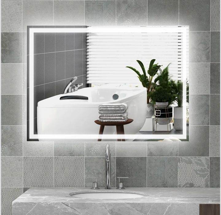 LED Bathroom Mirror 70x50cm – Brand New, Boxed