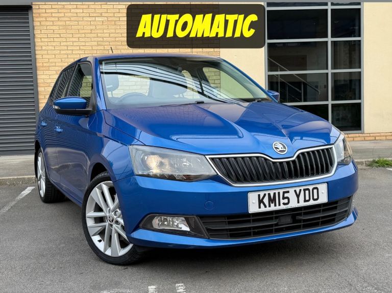2015 SKODA FABIA 1.2 PETROL AUTOMATIC 2 KEYS FSH 12 MONTHS MOT CHEAP AUTOMATIC CARS NEAR ME 