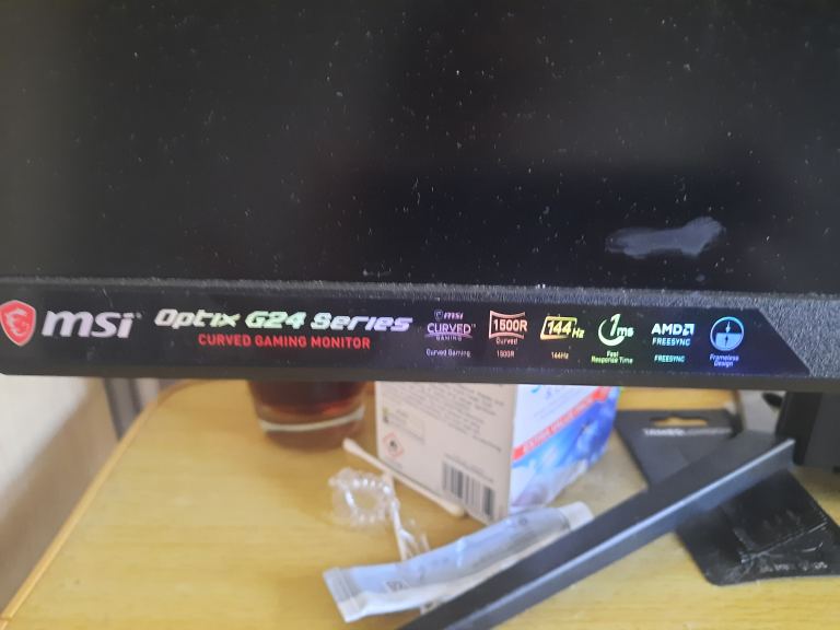 Curved msi gaming monitor 