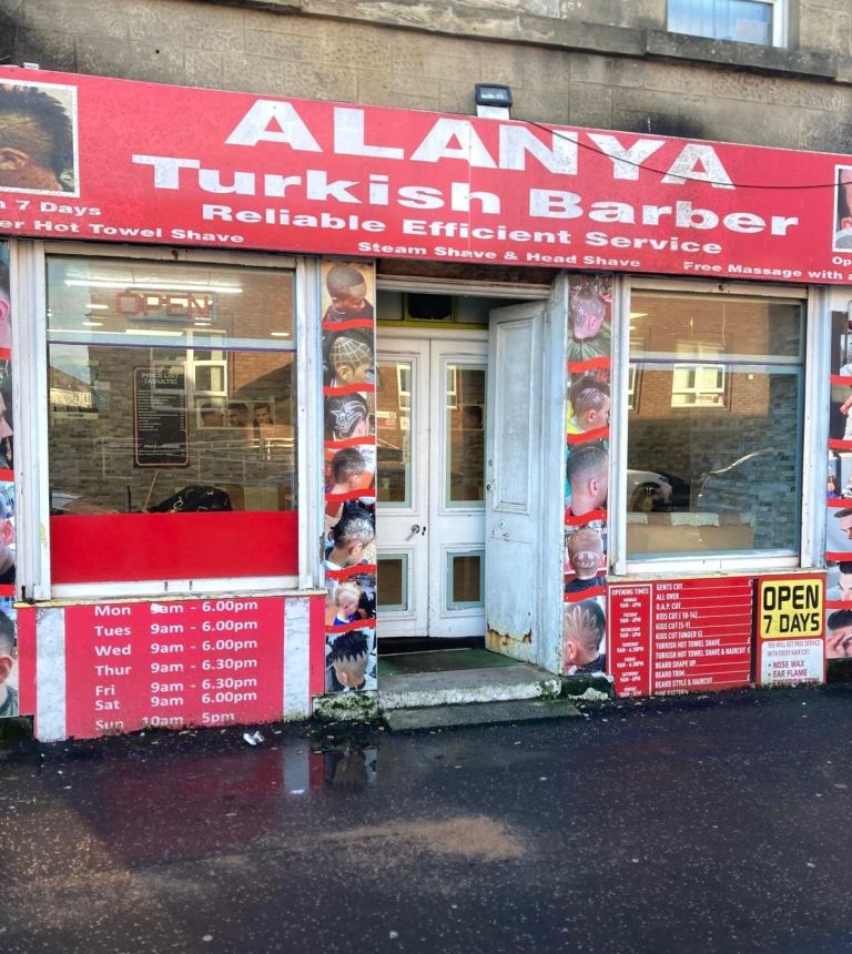 Shop / salon / barber to rent Main Street Baillieston G69 double fronted unit to let 