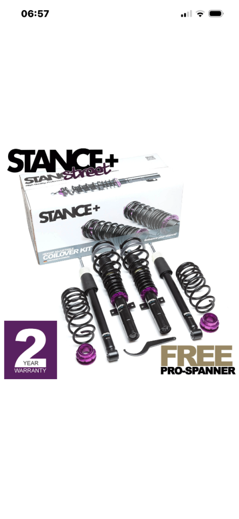 Coilovers for seat Ibiza mk6 