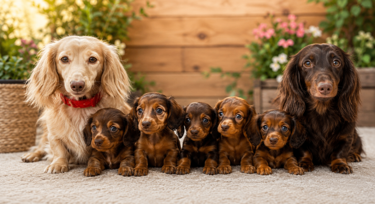 Mini Long Hair Dachshunds