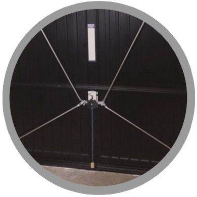 Hormann Black Vert Ribbed Up & Over Garage Door - 8ftW x 6ft 6'H - BRAND NEW