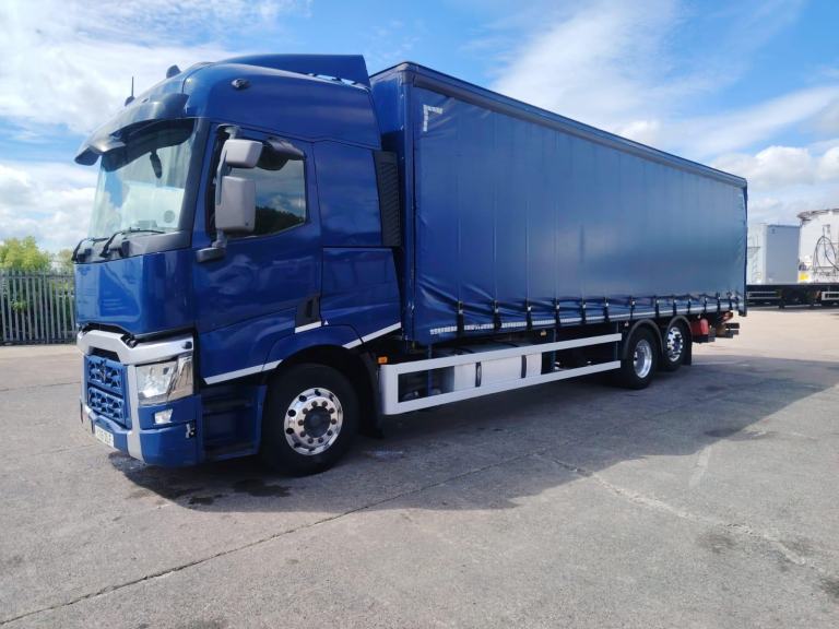 Renault T380 Curtainsider Rear lift 30 foot body Auto sleeper cab tested 