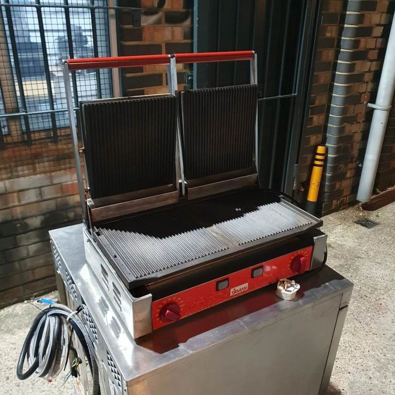 Sirman Panini Toaster Double seramic Cafe Takeaway Food Commercial equipment-22/01/2026