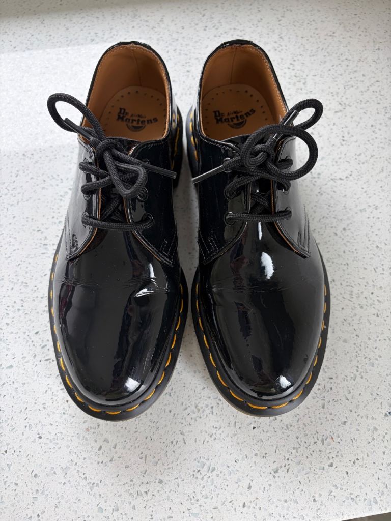 Dr Martens patent shoes, UK size 5