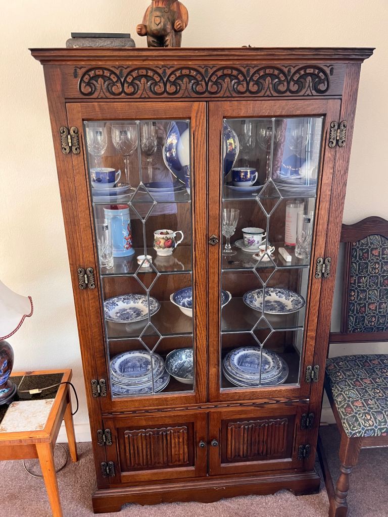 Old charm display cabinets 