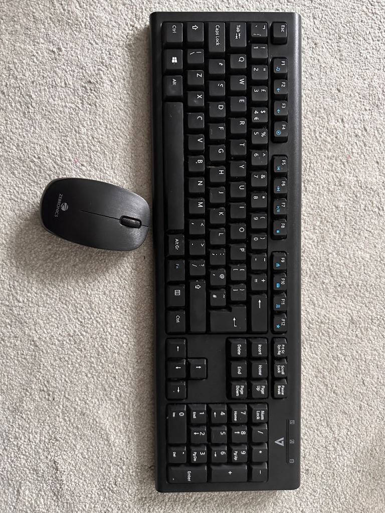 Zebronics Wireless Keyboard and Mouse Set – As Good As New