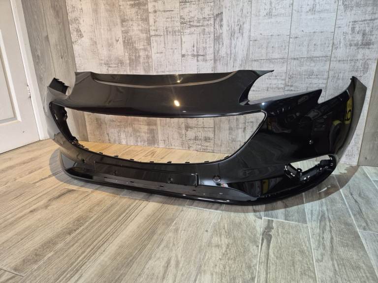 VAUXHALL CORSA E 2015-2019 BUMPER WITH PARKING SENSOR HOLES BLACK COLOUR