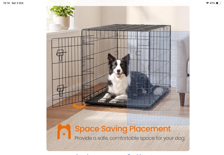 Large dog crate