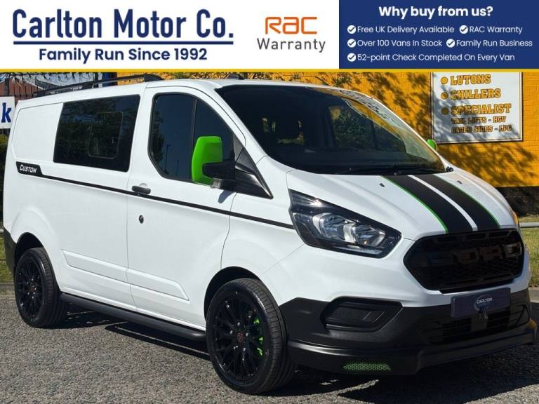 2020 Ford Transit Custom 2.0 300 EcoBlue Leader Crew Van Double Cab 5dr Diesel Manual L1 H1 Euro ...