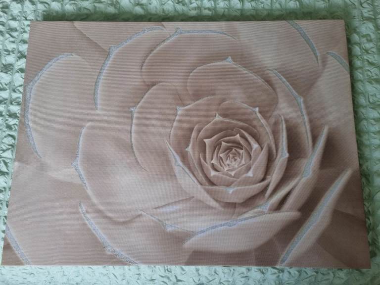 Flower canvas wall art