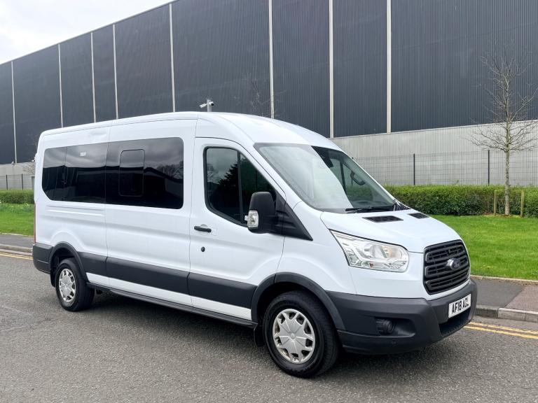 2018/18 FORD TRANSIT TREND 2.2 TDCI 125 PS 6 SPEED RWD-15 SEATER MINIBUS-L3H2-AC