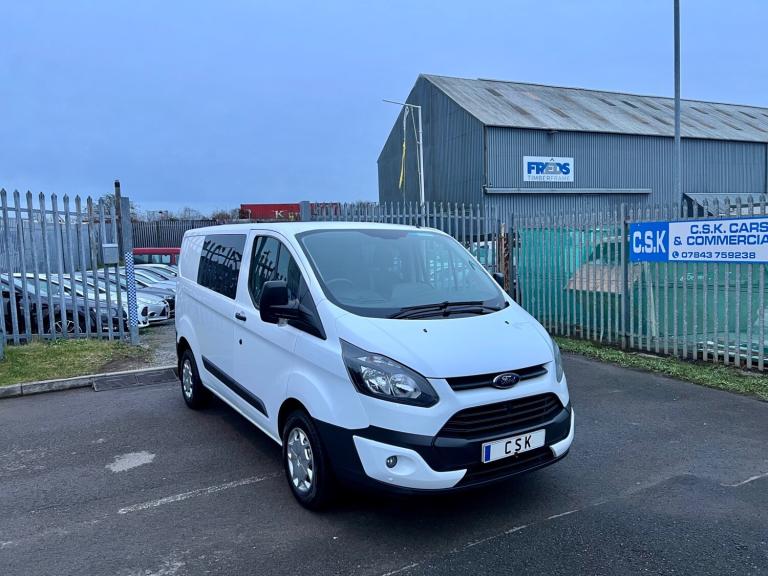 2014 Ford Transit Custom 2.2 TDCi 155ps Low Roof D/Cab Van Ex Police PANEL VAN Diesel Manual