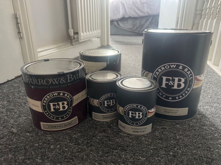 Farrow & Ball Paint - Various Colours & Finishes