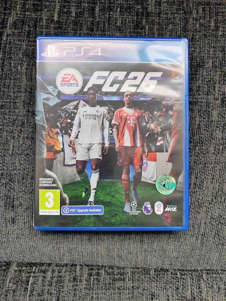 PS4 PS5 FC26 FC 26 game disc in mint condition and in perfect working order